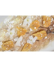 Quadro Home ESPRIT Dorato Tela Legno MDF Albero Tradizionale 90 x 3 x 30 cm (2 Unità)