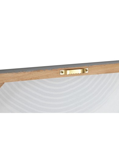 Quadro Home ESPRIT Beige Grigio Tela Legno MDF Astratto Moderno 50 x 2,5 x 50 cm (2 Unità)