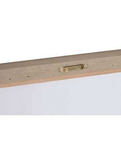 Quadro Home ESPRIT Marrone Beige polistirene Tela Città 52,5 x 2,8 x 52,5 cm (2 Unità)