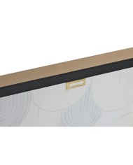 Quadro Home ESPRIT Bianco Dorato polistirene Tela Moderno 42 x 4 x 42 cm (2 Unità) Quadro Home ESPRIT Bianco Dorato polistirene Tela Moderno 42 x 4 x 42 cm (2 Unità)