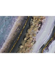 Quadro Home ESPRIT Azzurro Dorato polistirene Tela Moderno 82 x 4,5 x 82 cm (2 Unità) Quadro Home ESPRIT Azzurro Dorato polistirene Tela Moderno 82 x 4,5 x 82 cm (2 Unità)