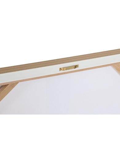 Quadro Home ESPRIT polistirene Tela Astratto Città 62,5 x 2,8 x 62,5 cm (2 Unità)