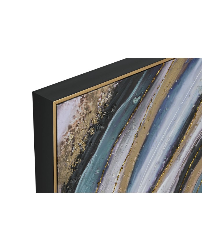 Quadro Home ESPRIT Azzurro Dorato polistirene Tela Moderno 82 x 4,5 x 82 cm (2 Unità) Quadro Home ESPRIT Azzurro Dorato polistirene Tela Moderno 82 x 4,5 x 82 cm (2 Unità)