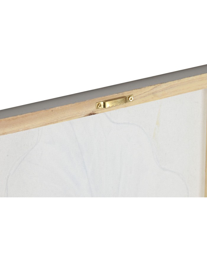 Quadro Home ESPRIT Bianco Dorato Tela Legno MDF Foglia della pianta Romantico 30 x 2,5 x 60 cm (2 Unità) Quadro Home ESPRIT Bianco Dorato Tela Legno MDF Foglia della pianta Romantico 30 x 2,5 x 60 cm (2 Unità)