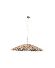 Lampadario Home ESPRIT Bianco Metallo 50 W 42 x 42 x 36 cm