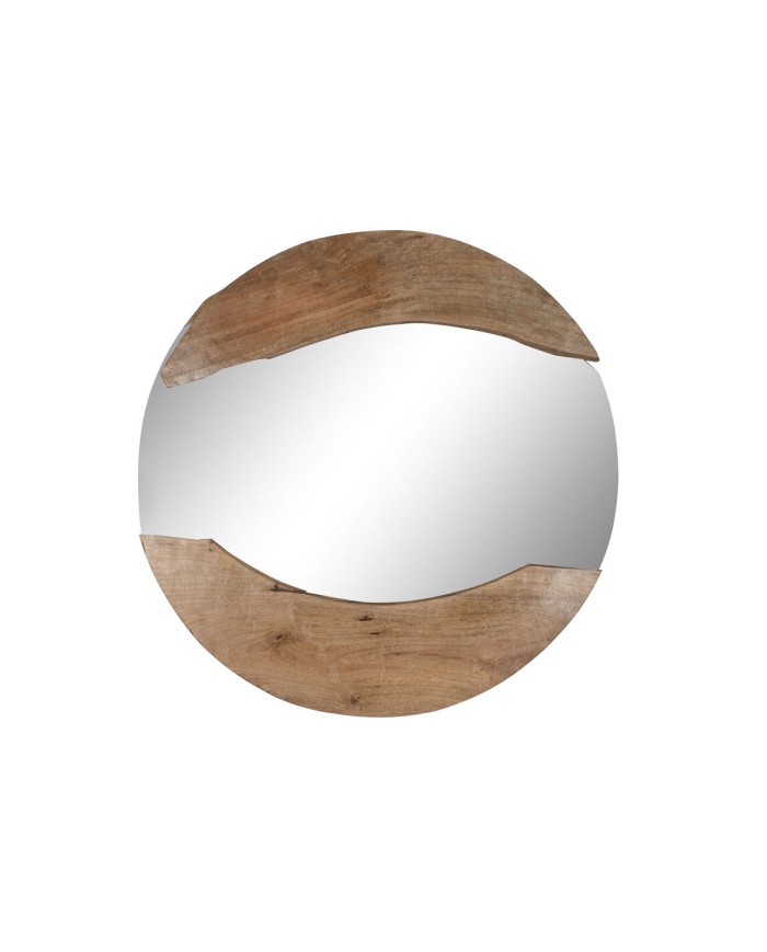 Specchio da parete Home ESPRIT Naturale Bali 120 x 8 x 120 cm