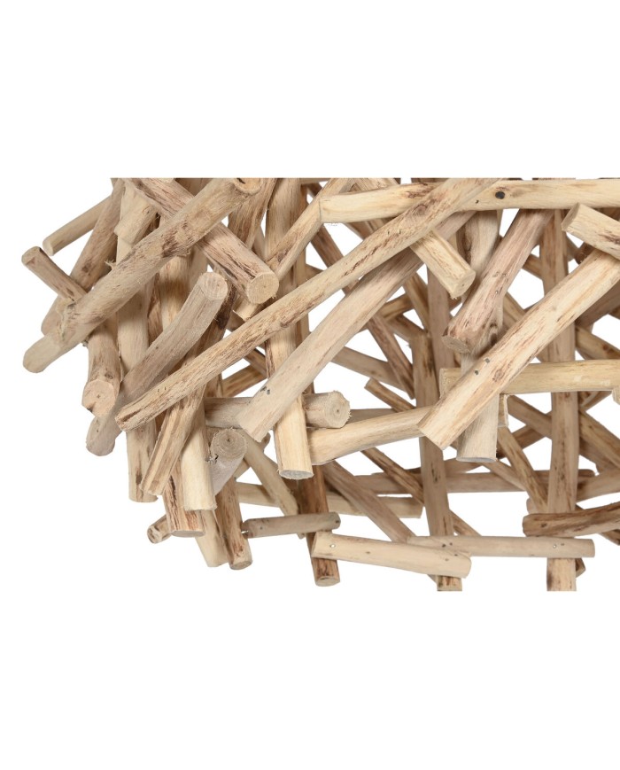 Lampadario Home ESPRIT Naturale Legno Legno di eucalipto 50 W 40 x 40 x 40 cm Lampadario Home ESPRIT Naturale Legno Legno di eucalipto 50 W 40 x 40 x 40 cm