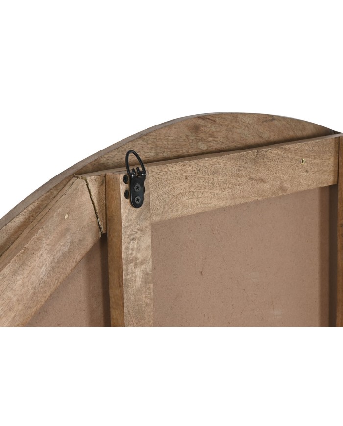 Specchio da parete Home ESPRIT Naturale Bali 120 x 8 x 120 cm