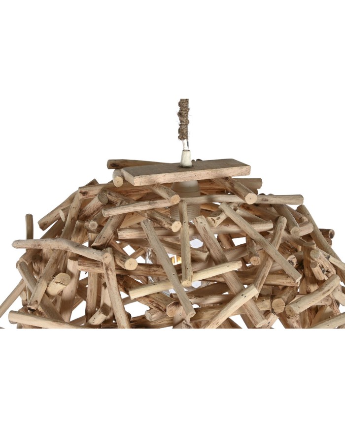Lampadario Home ESPRIT Naturale Legno Legno di eucalipto 50 W 40 x 40 x 40 cm Lampadario Home ESPRIT Naturale Legno Legno di eucalipto 50 W 40 x 40 x 40 cm