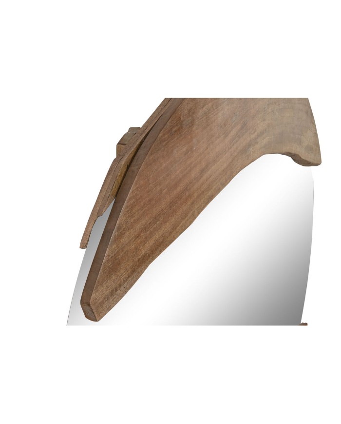 Specchio da parete Home ESPRIT Naturale Bali 120 x 8 x 120 cm