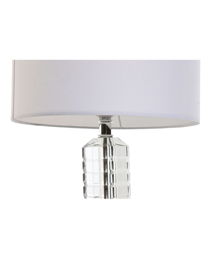 Lampada da tavolo Home ESPRIT Bianco Cristallo 50 W 220 V 25 x 25 x 42 cm