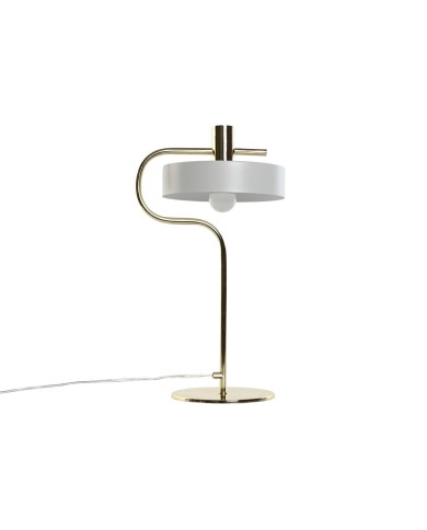 Lampada da tavolo Home ESPRIT Bianco Dorato Metallo 220 V 28 x 18 x 46 cm