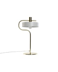 Lampada da tavolo Home ESPRIT Bianco Cristallo 50 W 220 V 25 x 25 x 42 cm