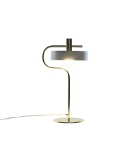 Lampada da tavolo Home ESPRIT Bianco Dorato Metallo 220 V 28 x 18 x 46 cm