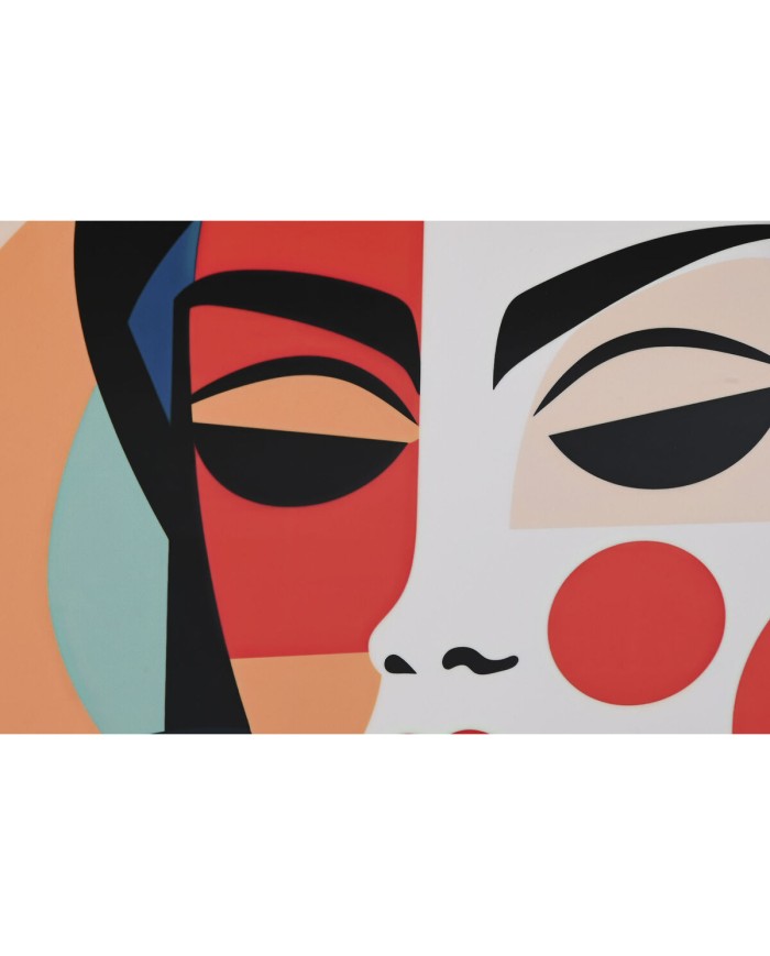 Quadro Home ESPRIT Astratto Moderno 80 x 3,5 x 80 cm (2 Unità)