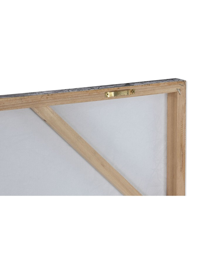 Quadro Home ESPRIT Bianco Dorato Porporina Londra Loft 150 x 3 x 100 cm (2 Unità)