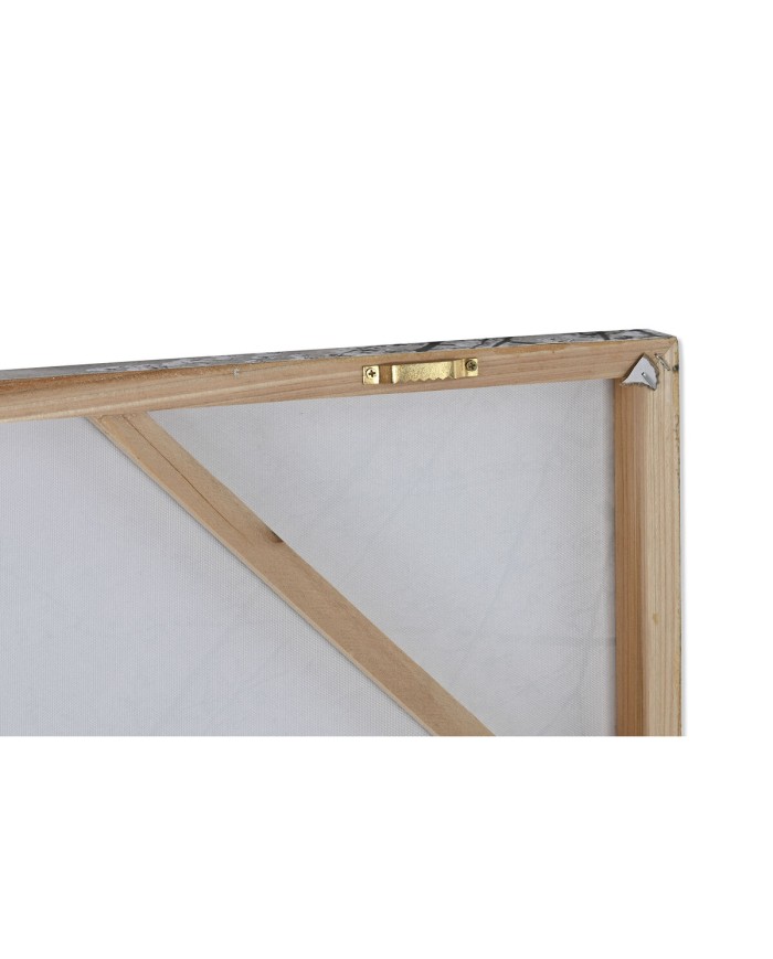 Quadro Home ESPRIT Bianco Dorato Porporina Londra Loft 150 x 3 x 100 cm (2 Unità)