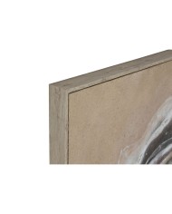 Quadro Home ESPRIT Bianco Beige Astratto Moderno 102 x 3,2 x 102 cm (2 Unità)