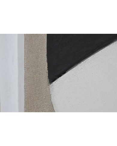 Quadro Home ESPRIT Marrone Nero Astratto Città 82 x 3,8 x 102 cm (2 Unità)