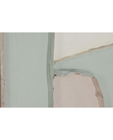 Quadro Home ESPRIT Verde Beige Astratto Città 92 x 3,8 x 92 cm (2 Unità)