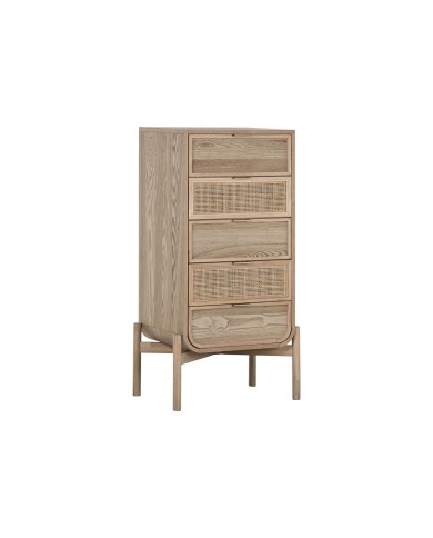 Cassettiera Home ESPRIT Rattan Abete Tropicale 52 x 35 x 100 cm Cassettiera Home ESPRIT Rattan Abete Tropicale 52 x 35 x 100 cm