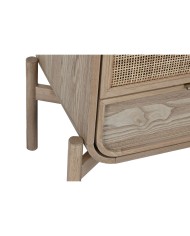 Cassettiera Home ESPRIT Rattan Abete Tropicale 52 x 35 x 100 cm