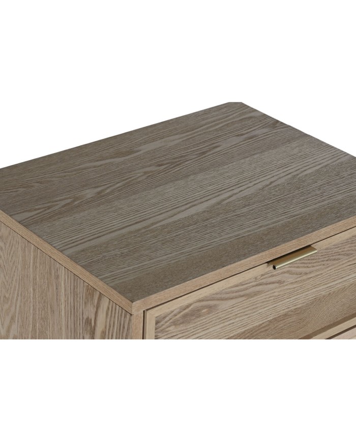 Cassettiera Home ESPRIT Rattan Abete Tropicale 52 x 35 x 100 cm