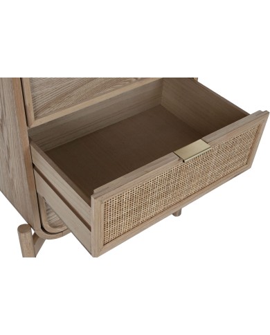 Cassettiera Home ESPRIT Rattan Abete Tropicale 52 x 35 x 100 cm Cassettiera Home ESPRIT Rattan Abete Tropicale 52 x 35 x 100 cm