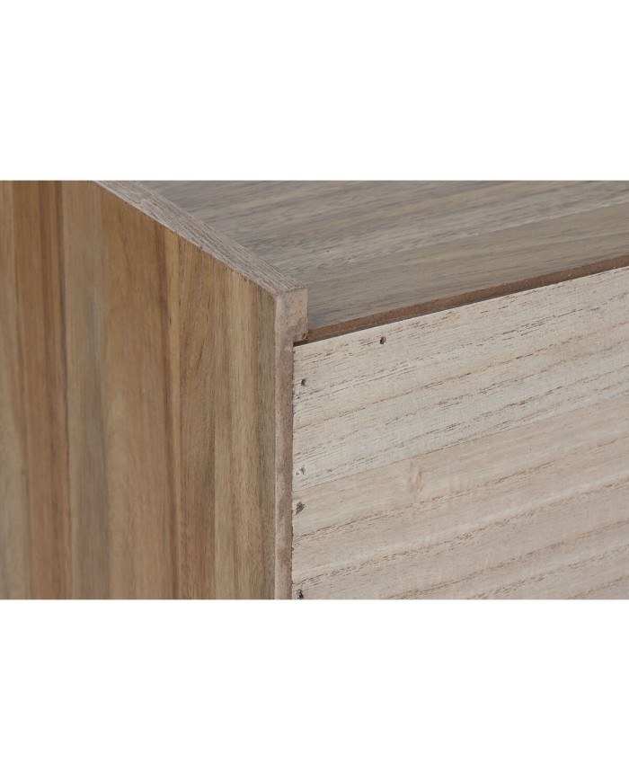 Cassettiera Home ESPRIT Marrone Acacia Legno MDF 80 x 34 x 75 cm