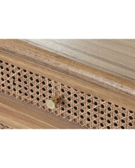 Cassettiera Home ESPRIT Marrone Acacia Legno MDF 80 x 34 x 75 cm