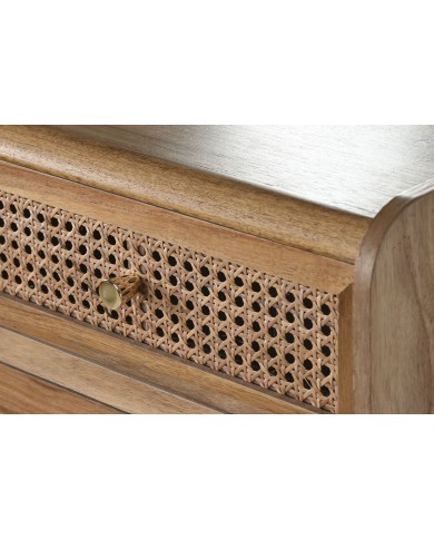 Cassettiera Home ESPRIT Marrone Acacia Legno MDF 40 x 30 x 104,5 cm Cassettiera Home ESPRIT Marrone Acacia Legno MDF 40 x 30 x 104,5 cm