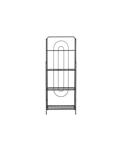 Scaffale Home ESPRIT Nero Metallo 60 x 27 x 160 cm