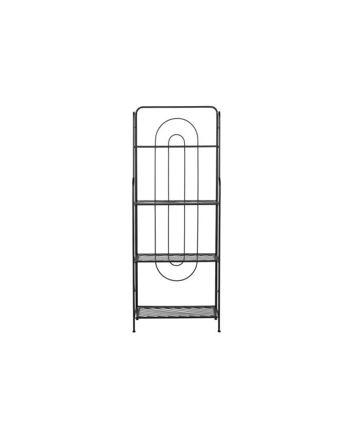Scaffale Home ESPRIT Nero Metallo 60 x 27 x 160 cm Scaffale Home ESPRIT Nero Metallo 60 x 27 x 160 cm