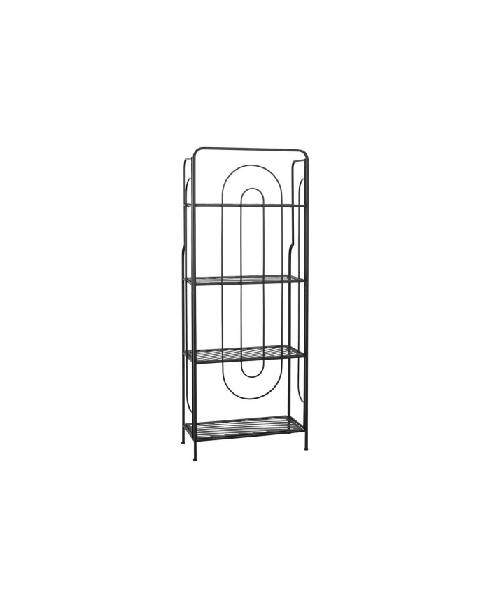 Scaffale Home ESPRIT Nero Metallo 60 x 27 x 160 cm Scaffale Home ESPRIT Nero Metallo 60 x 27 x 160 cm