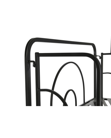 Scaffale Home ESPRIT Nero Metallo 60 x 27 x 160 cm