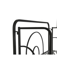 Scaffale Home ESPRIT Nero Metallo 60 x 27 x 160 cm Scaffale Home ESPRIT Nero Metallo 60 x 27 x 160 cm