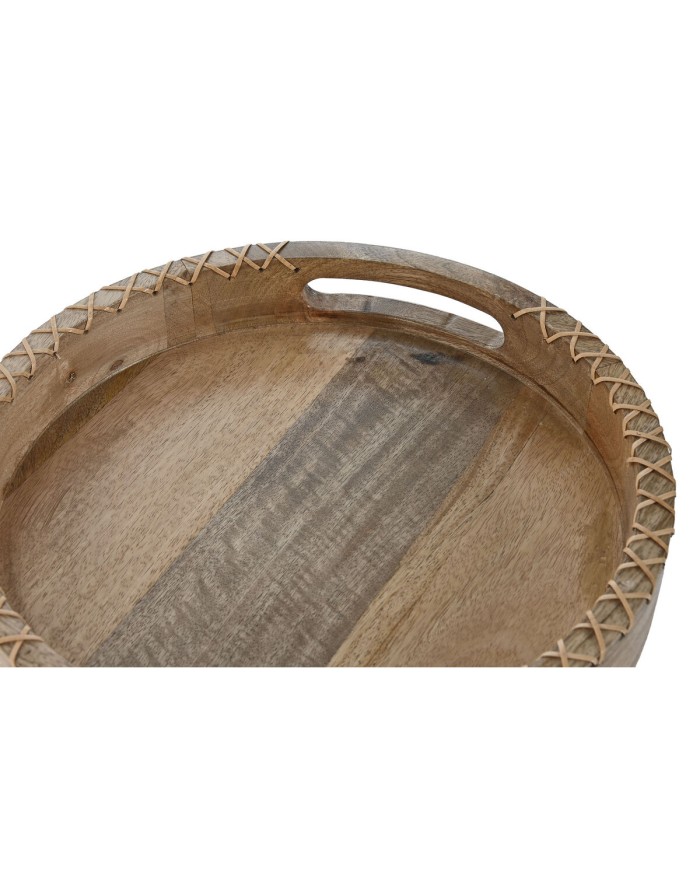 Vassoio per aperitivi Home ESPRIT Naturale Coloniale 30 x 30 x 5 cm Vassoio per aperitivi Home ESPRIT Naturale Coloniale 30 x 30 x 5 cm