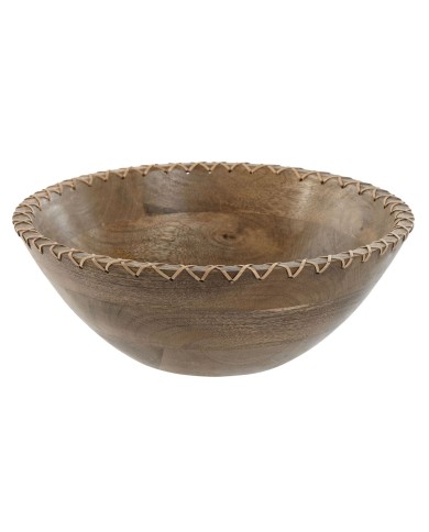 Insalatiera Home ESPRIT Naturale Rattan Legno di mango 30 x 30 x 12 cm Insalatiera Home ESPRIT Naturale Rattan Legno di mango 30 x 30 x 12 cm