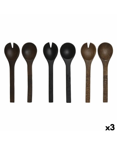 Utensili da cucina Home ESPRIT Legno di mango 30 x 2 x 8 cm (3 Unità) Utensili da cucina Home ESPRIT Legno di mango 30 x 2 x 8 cm (3 Unità)