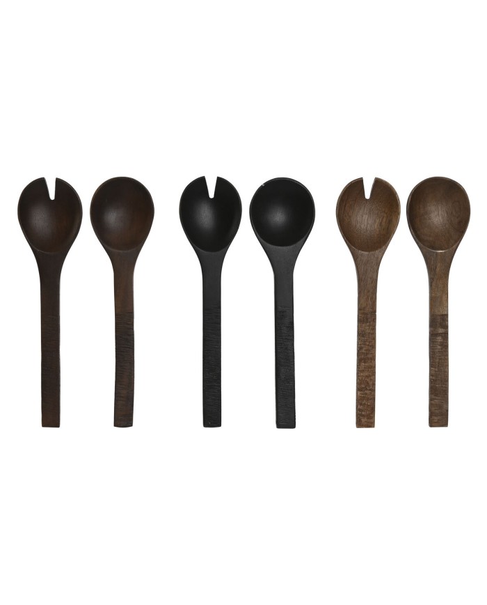 Utensili da cucina Home ESPRIT Legno di mango 30 x 2 x 8 cm (3 Unità)