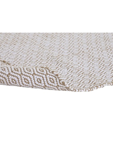 Tappeto Home ESPRIT Bianco Naturale 120 x 1 x 180 cm Tappeto Home ESPRIT Bianco Naturale 120 x 1 x 180 cm