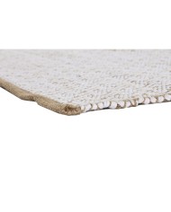 Tappeto Home ESPRIT Bianco Naturale 120 x 1 x 180 cm