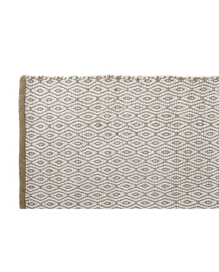 Tappeto Home ESPRIT Bianco Naturale 150 x 1 x 230 cm