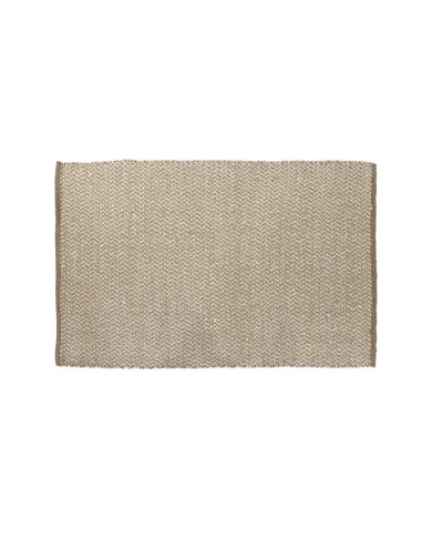 Tappeto Home ESPRIT Bianco Naturale 120 x 1 x 180 cm Tappeto Home ESPRIT Bianco Naturale 120 x 1 x 180 cm