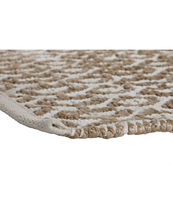 Tappeto Home ESPRIT Bianco Marrone Boho 75 x 175 cm