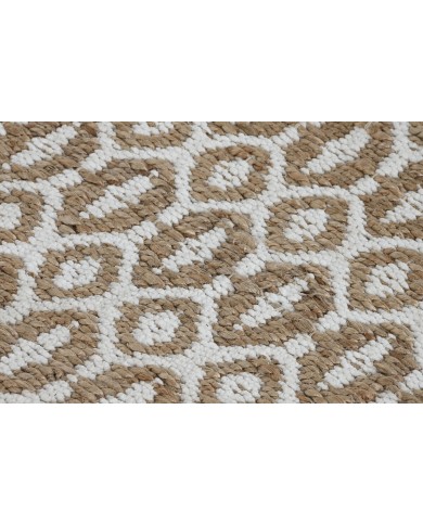 Tappeto Home ESPRIT Bianco Marrone Boho 200 x 300 cm