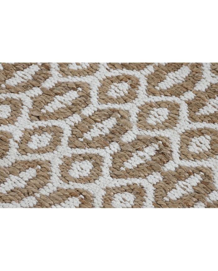 Tappeto Home ESPRIT Bianco Marrone Boho 200 x 300 cm Tappeto Home ESPRIT Bianco Marrone Boho 200 x 300 cm