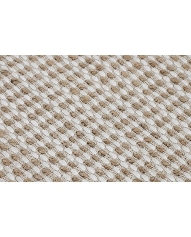 Tappeto Home ESPRIT Bianco Marrone Boho 75 x 175 cm