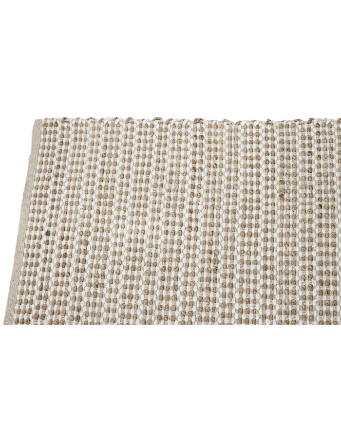 Tappeto Home ESPRIT Bianco Marrone Boho 75 x 175 cm Tappeto Home ESPRIT Bianco Marrone Boho 75 x 175 cm