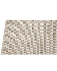 Tappeto Home ESPRIT Bianco Marrone Boho 75 x 175 cm Tappeto Home ESPRIT Bianco Marrone Boho 75 x 175 cm